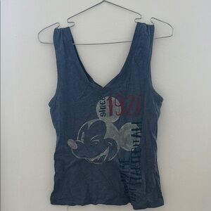 Disney Women's Navy Mickey Mouse Tank Top
